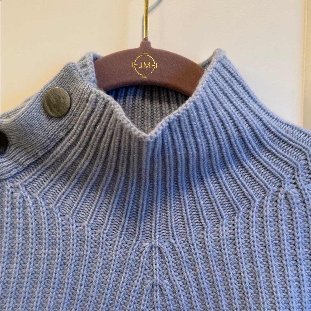 Veronica Beard Light Blue Turtleneck Sweater NWOT - Picture 9 of 9